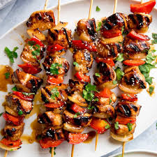 Brochetas de pollo (5 brochetas, envasado al vacío)